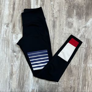 Splits 59 Leggings Colorblock‎ Stripe Black XS Splits59